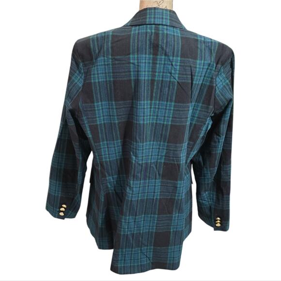 Free‎ Assembly Women's Slim Double Breasted Plaid Blazer Jacket Plus Size XXL - Picture 5 of 12